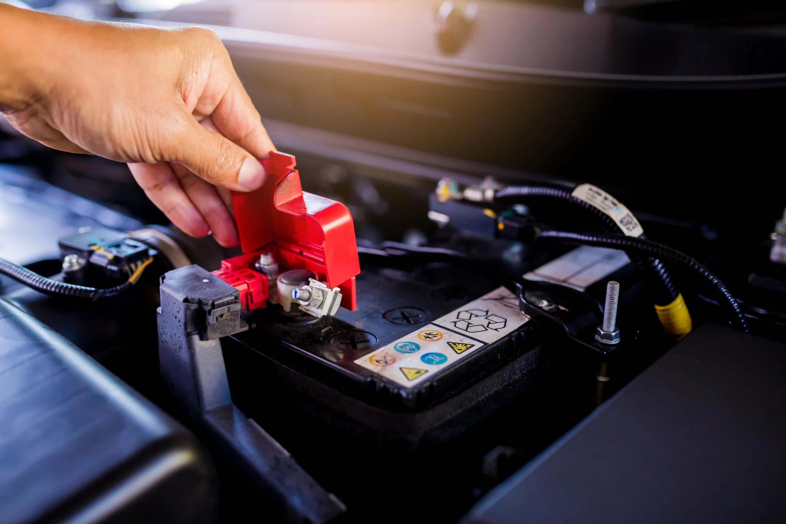 Check and maintenance the battery in car with yourself.