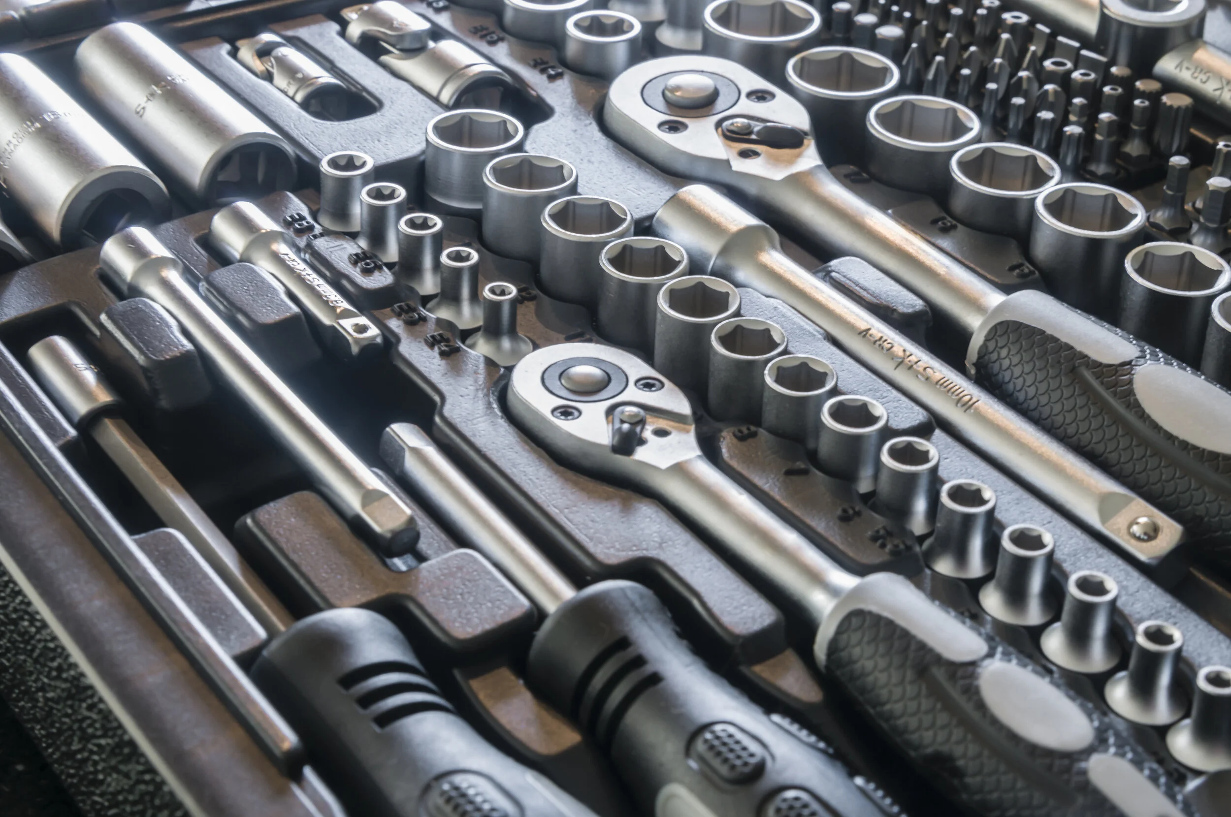 This is a socket set that would be ideal for replacing your car battery.