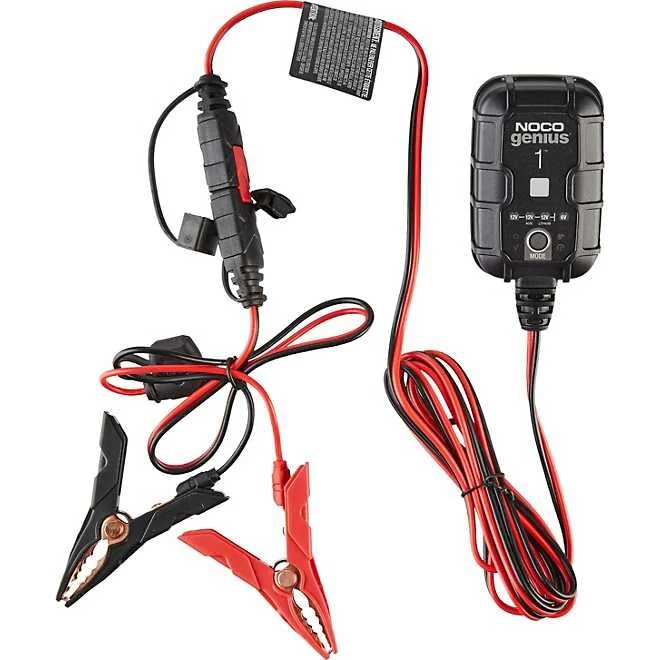 NoCo GENIUS 1 Automatic Smart Battery Charger - Automotive, RV, Boat, ATV