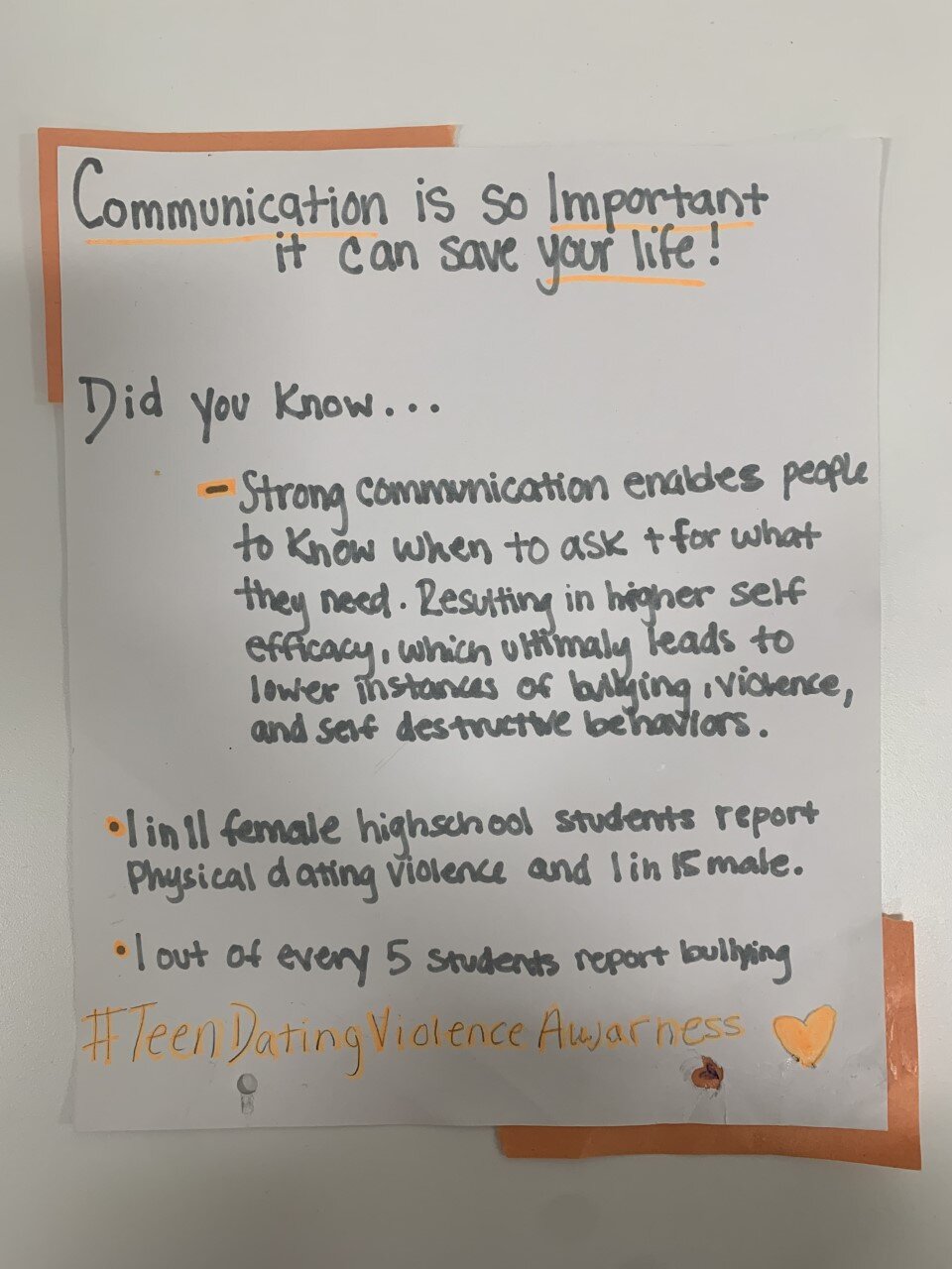 Did you know communication can save your life?