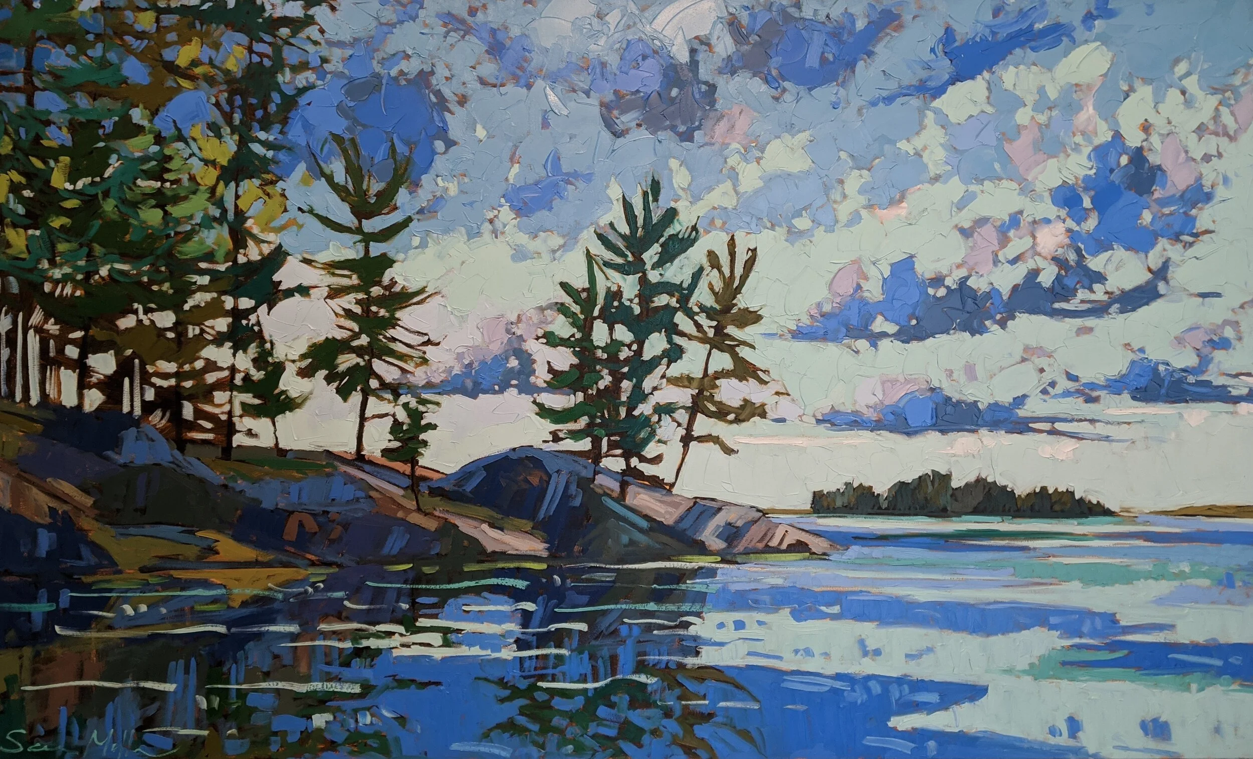  Someday, 36 x 60”, oil on canvas 