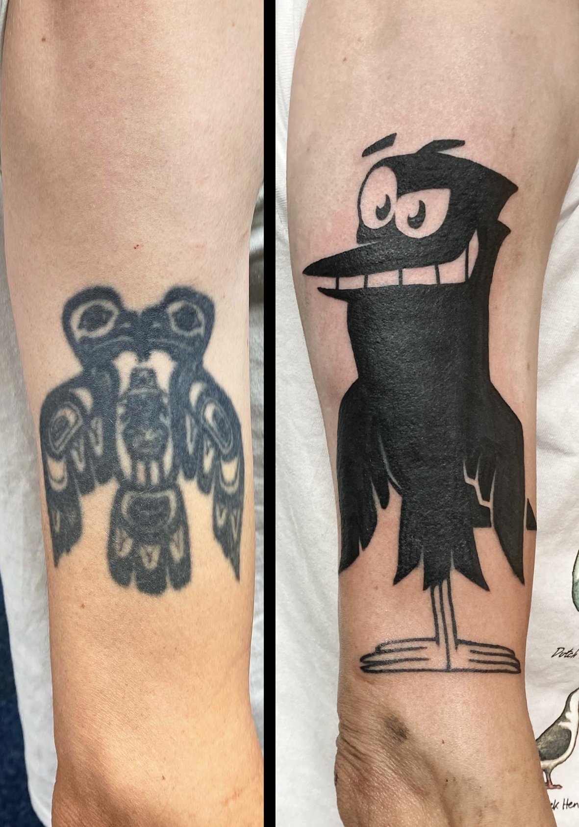 mordecai  the rigbys  This is my Rigby tattoo and my sister has one of