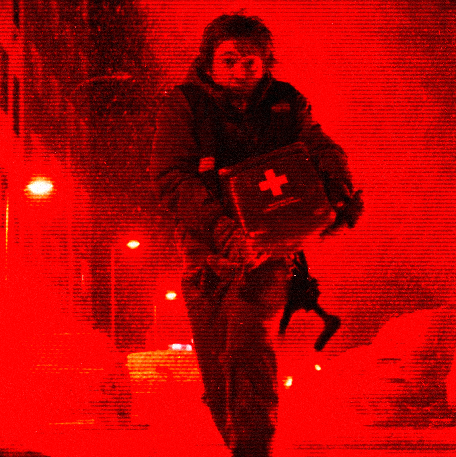 Bryan delivering an urgent package to Raccoon City