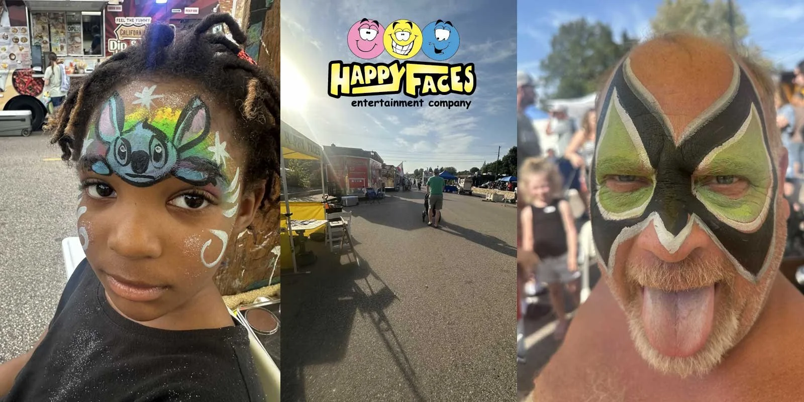 Happy Faces - Face Painting at South St. Paul On the Road Again Festival for more than 30 years