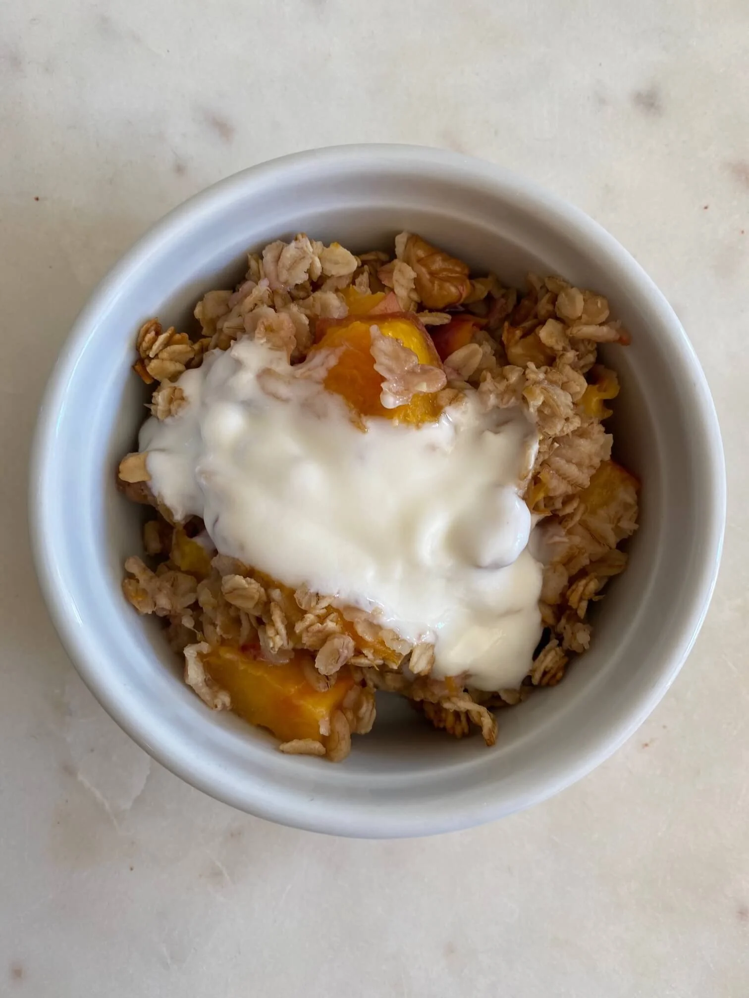 Healthy Nectarine Cobbler — Create Genuine.