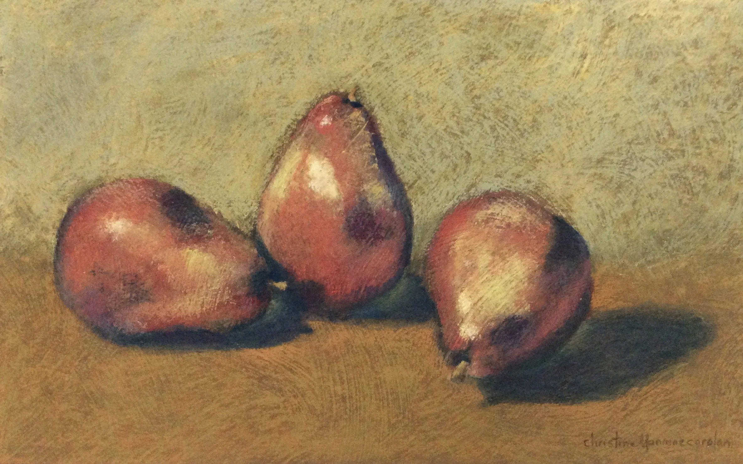 "Pears" in pastels