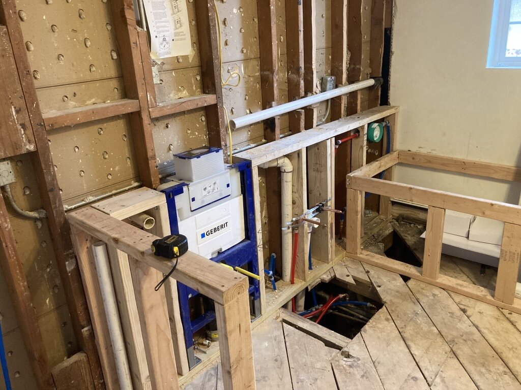 Plumbing builds up