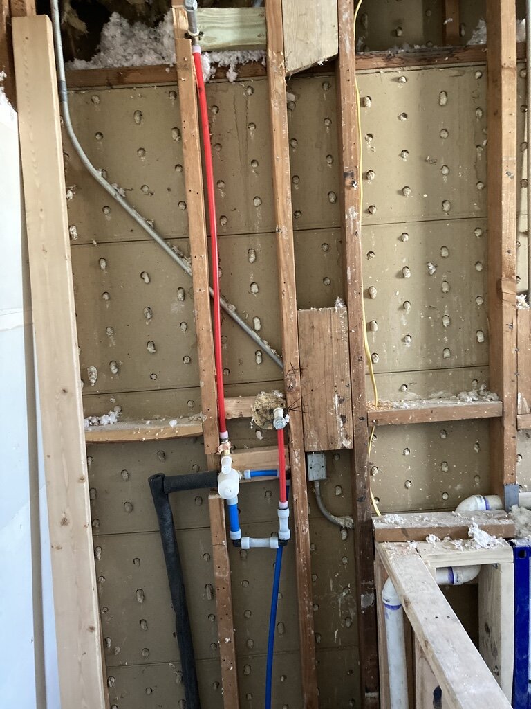 Plumbing builds up