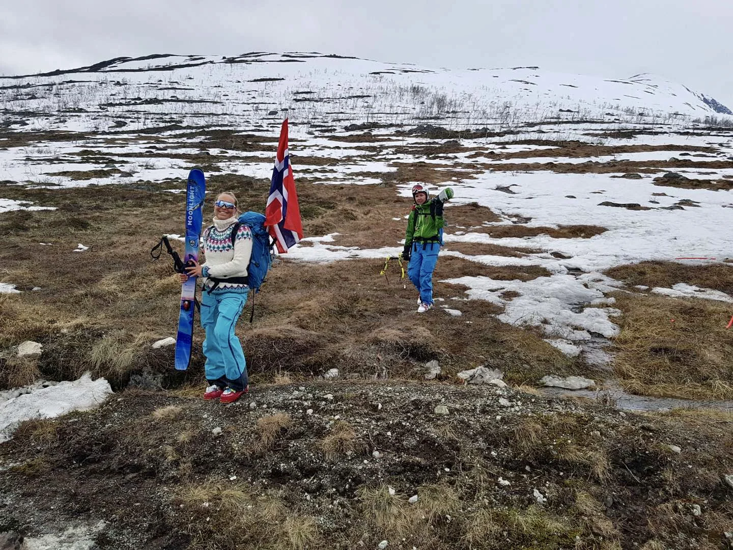 5-6 meter med skibæring