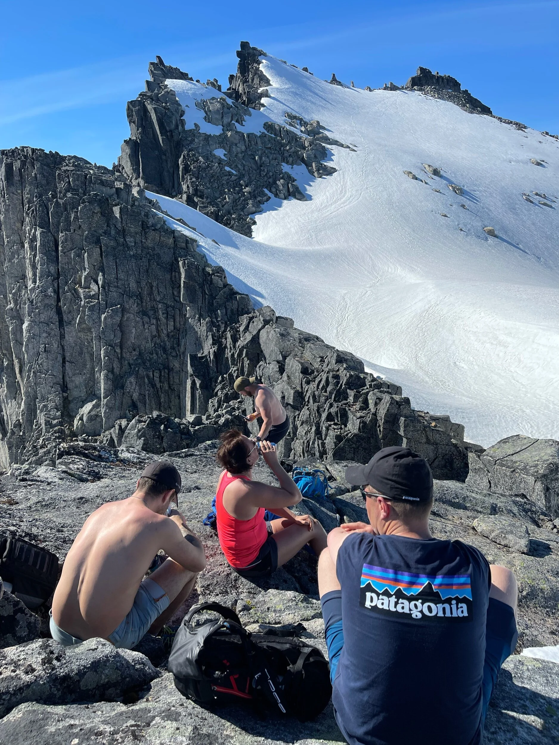 Nesten helt vindstille og et lengre stopp