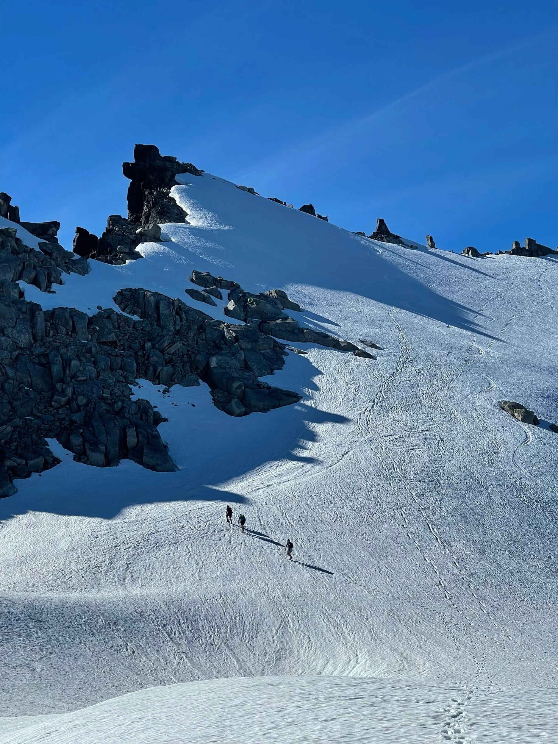Siste bakken mot toppen