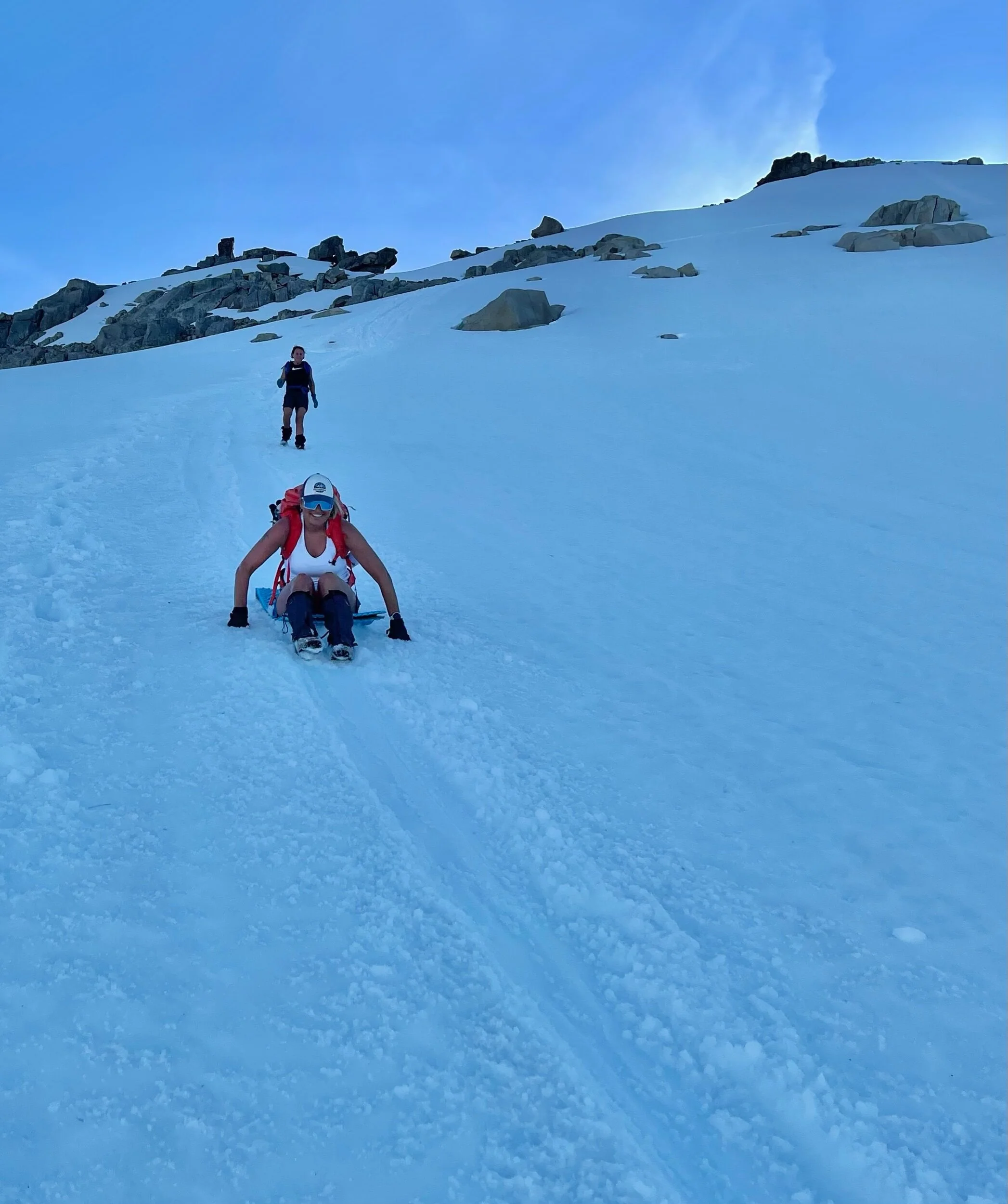 Tok snarveien ned 😅