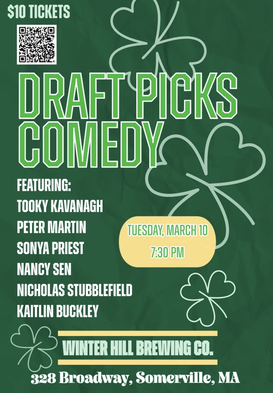 Draft Picks Comedy at Winterhill Brewing