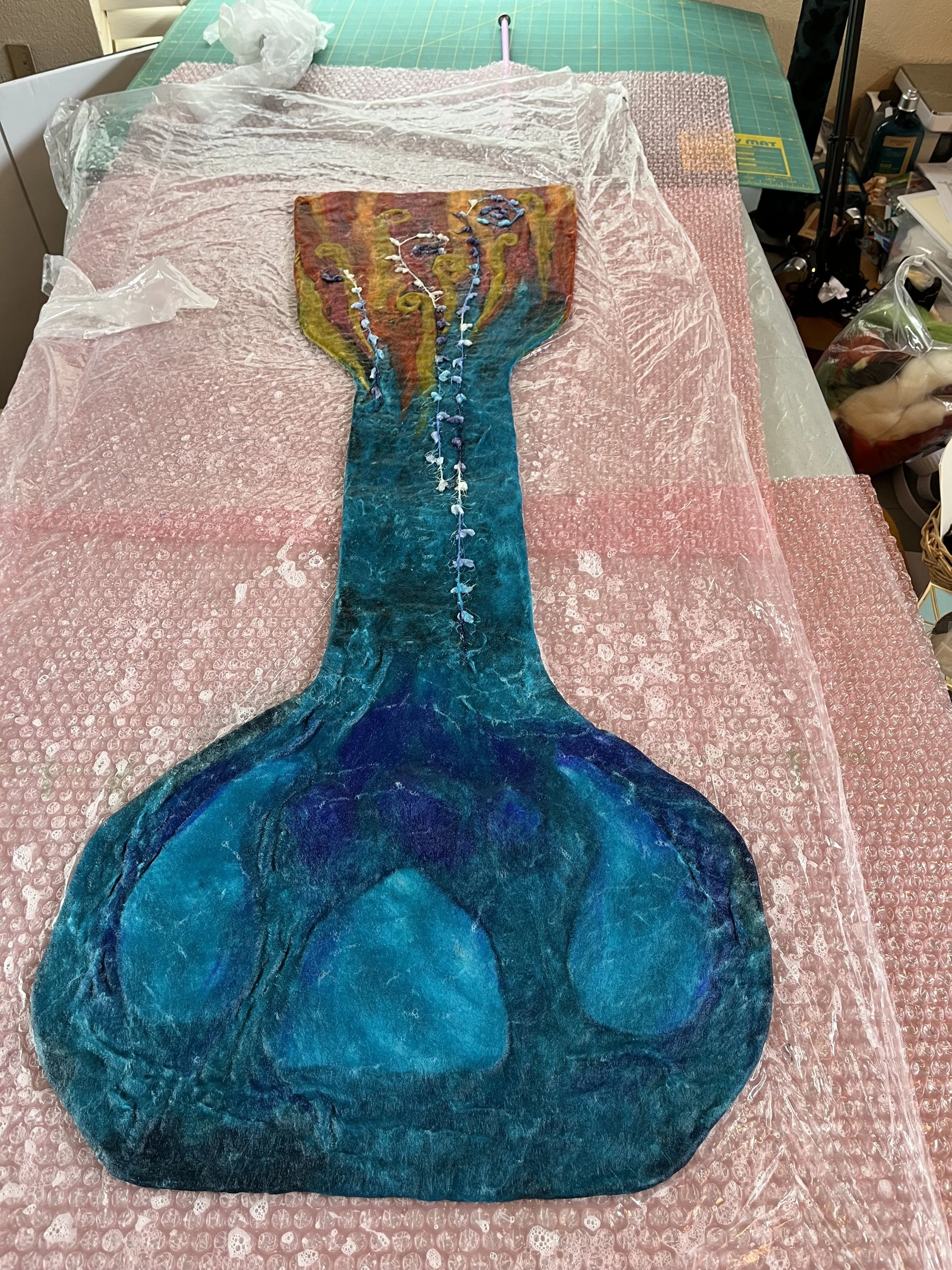 Wet Felting a Sculpture: Advanced Projects!