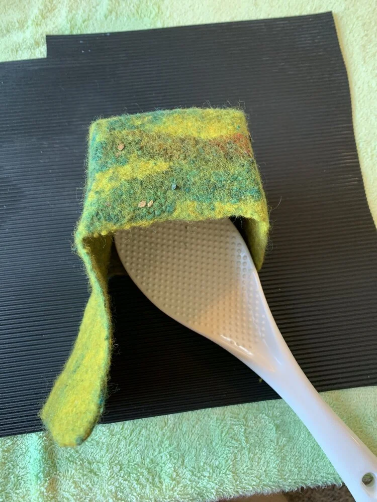 R &amp; D wet-felting cubes 3 methods