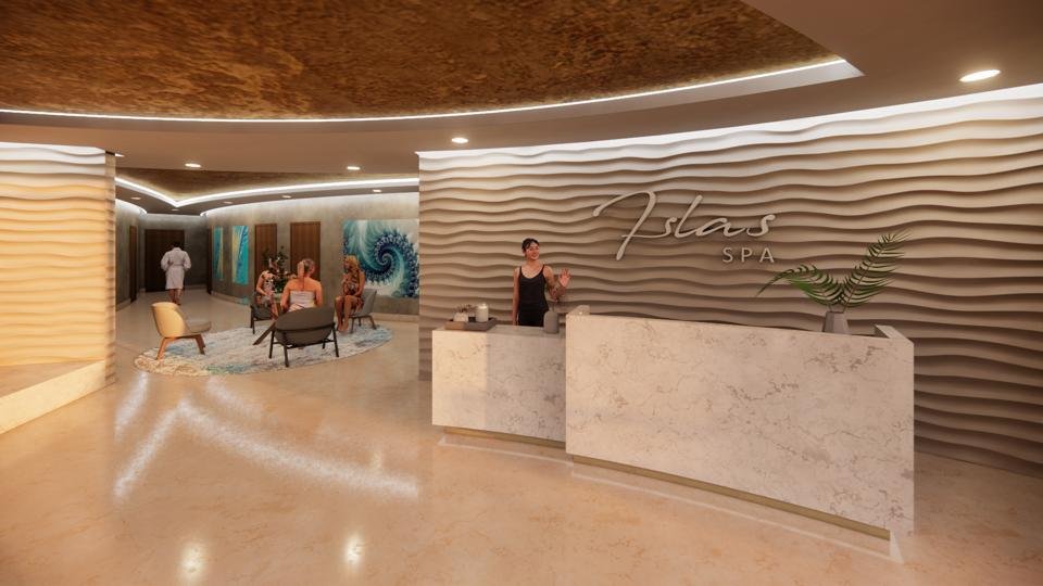 Islas Rendering Views of front Desk