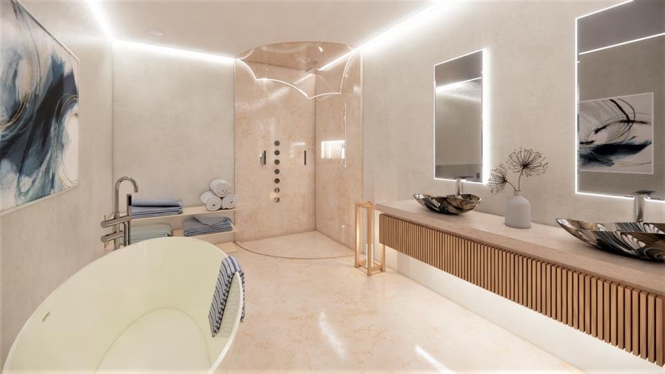 Islas Rendering Views Bathrooms