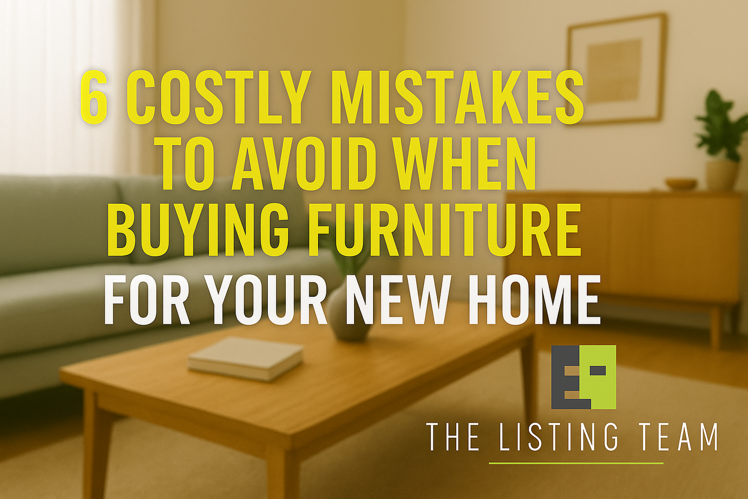 6 Costly Mistakes to Avoid When Buying Furniture for Your New Home (2025 Guide)
