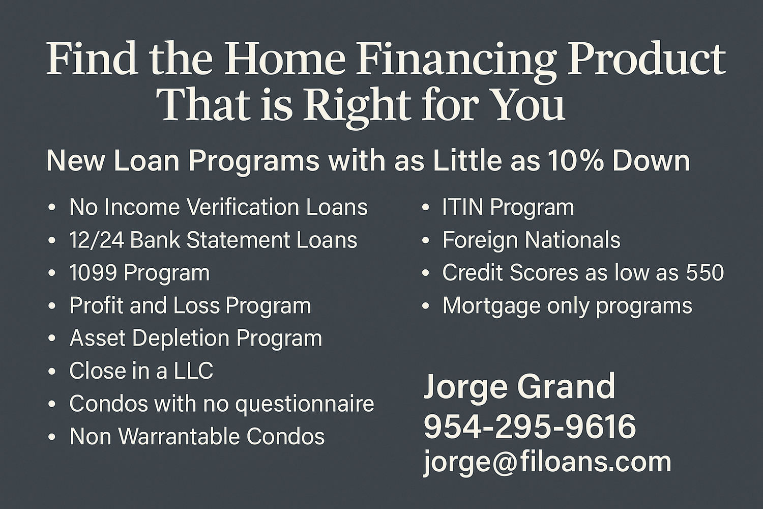 Flexible Mortgage Programs for Florida Buyers (2025)