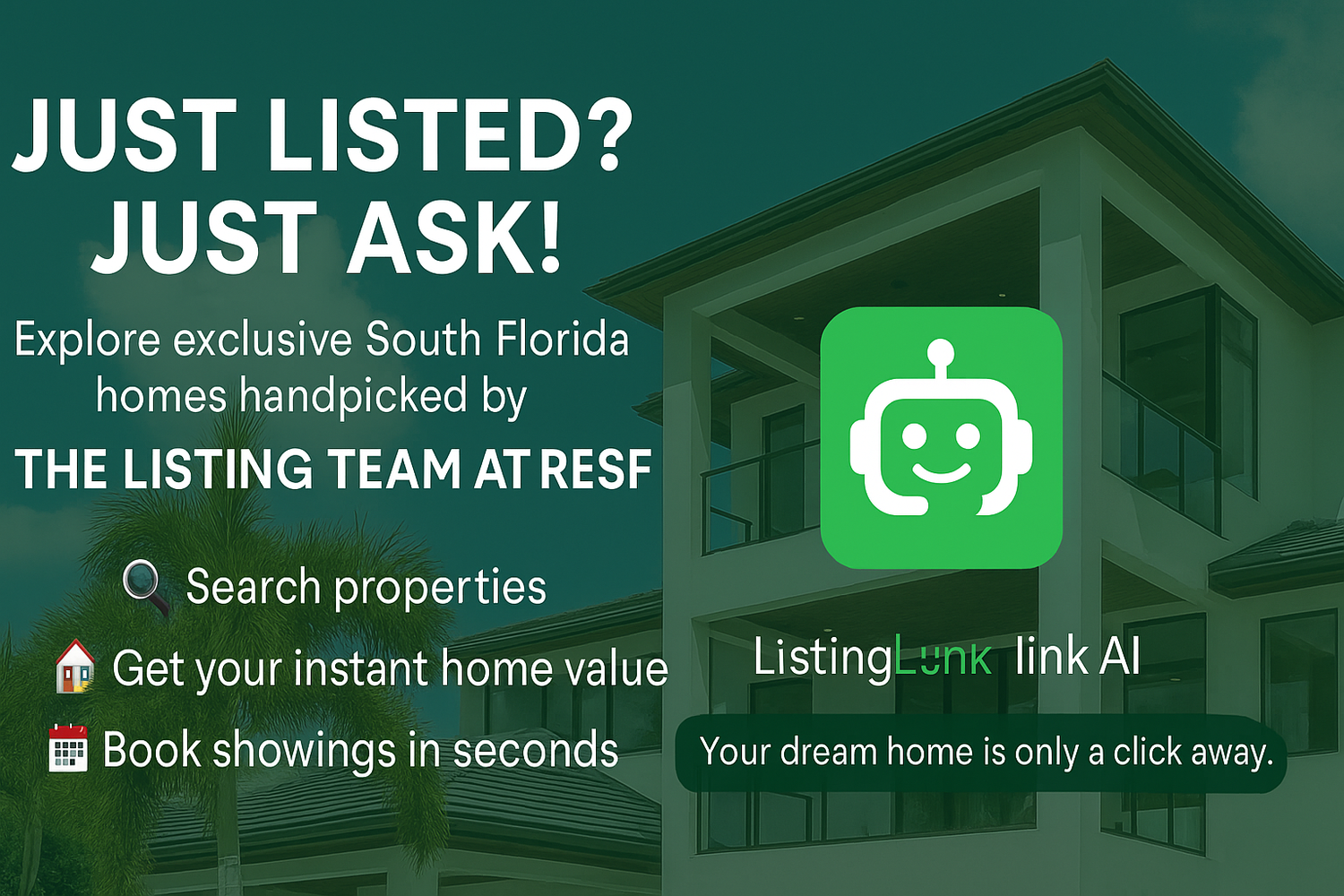 Explore Exclusive South Florida Property Listings with The Listing Team at RESF