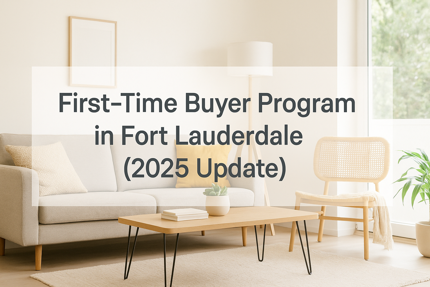 First‑Time Buyer Program in Fort Lauderdale (2025 Update) | The Listing Team