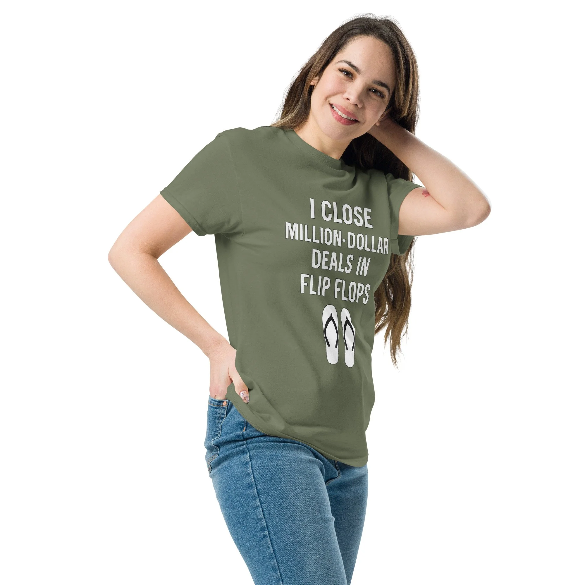 unisex-classic-tee-military-green-left-front-68e92fde107f1.jpg