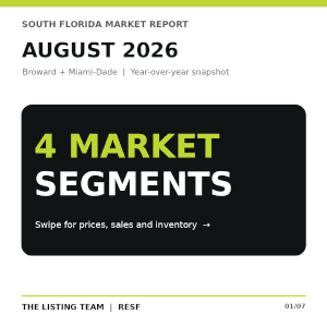 August 2026 South Florida Housing Market Report | Broward &amp;amp; Miami-Dade