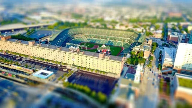 view of a stadium in Baltimore MD
