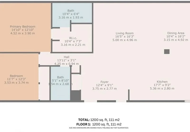 3100 NE 49 St  PH 6 Floor Plan