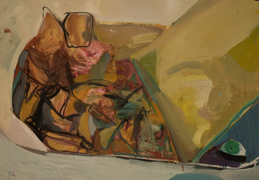 Ryby / olej płótno / 120x140cm / 2018r.