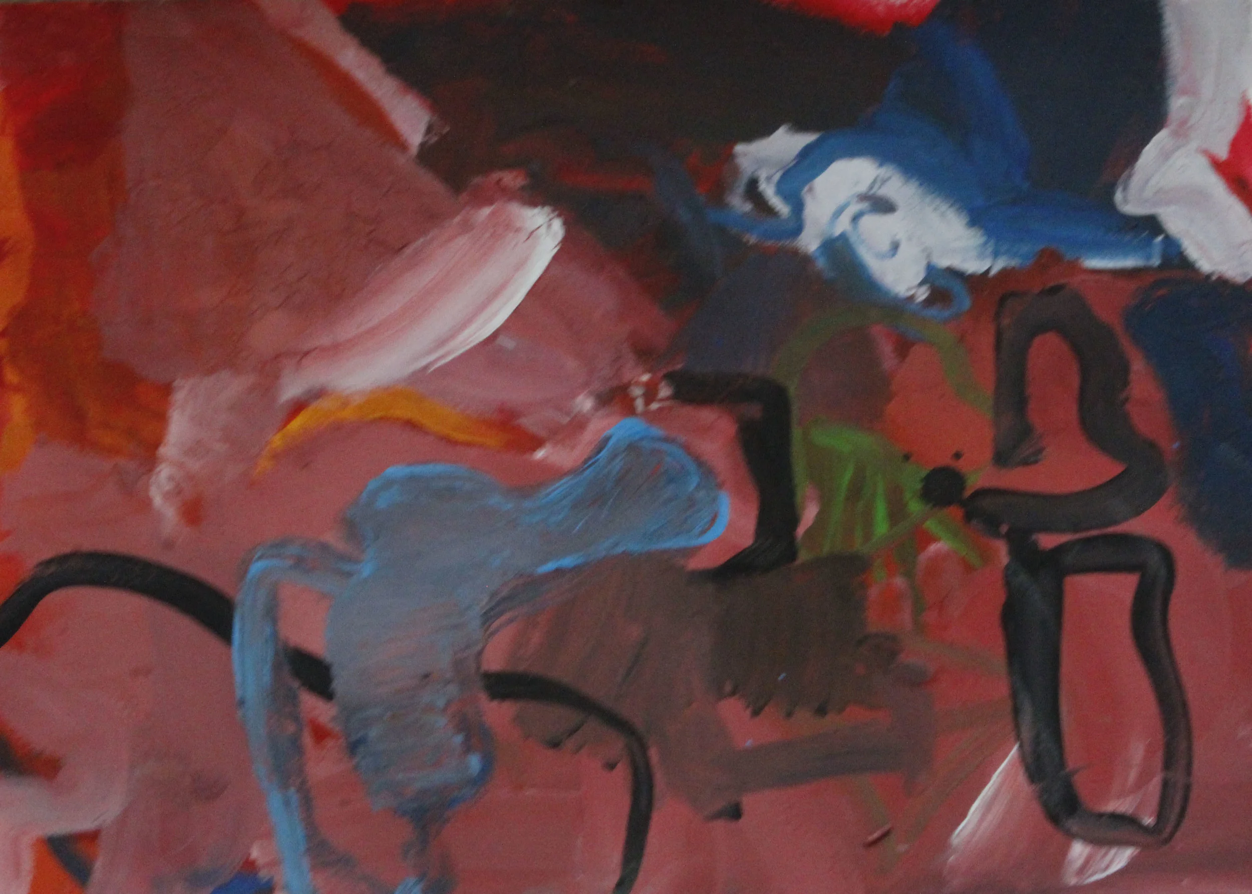 Weather forecast / olej płótno / 120x140cm / 2018r.