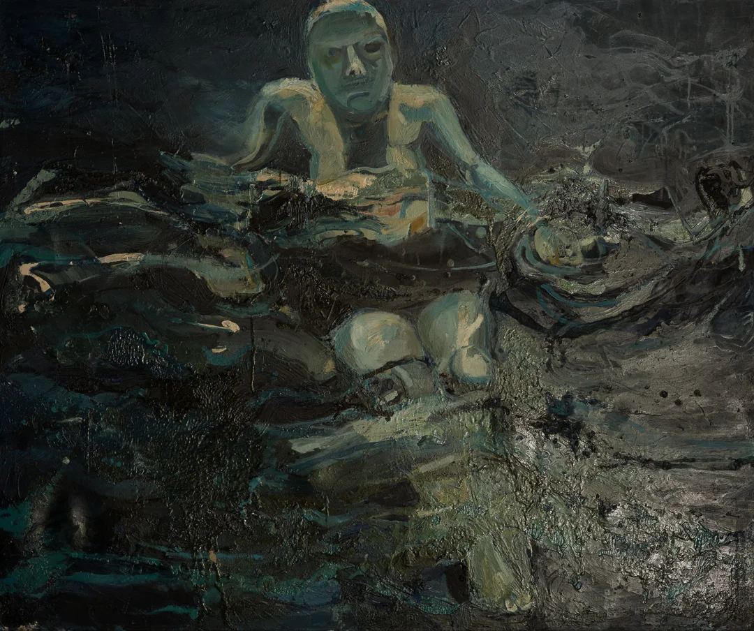 W wodzie / olej płótno / 120x140cm / 2011r.