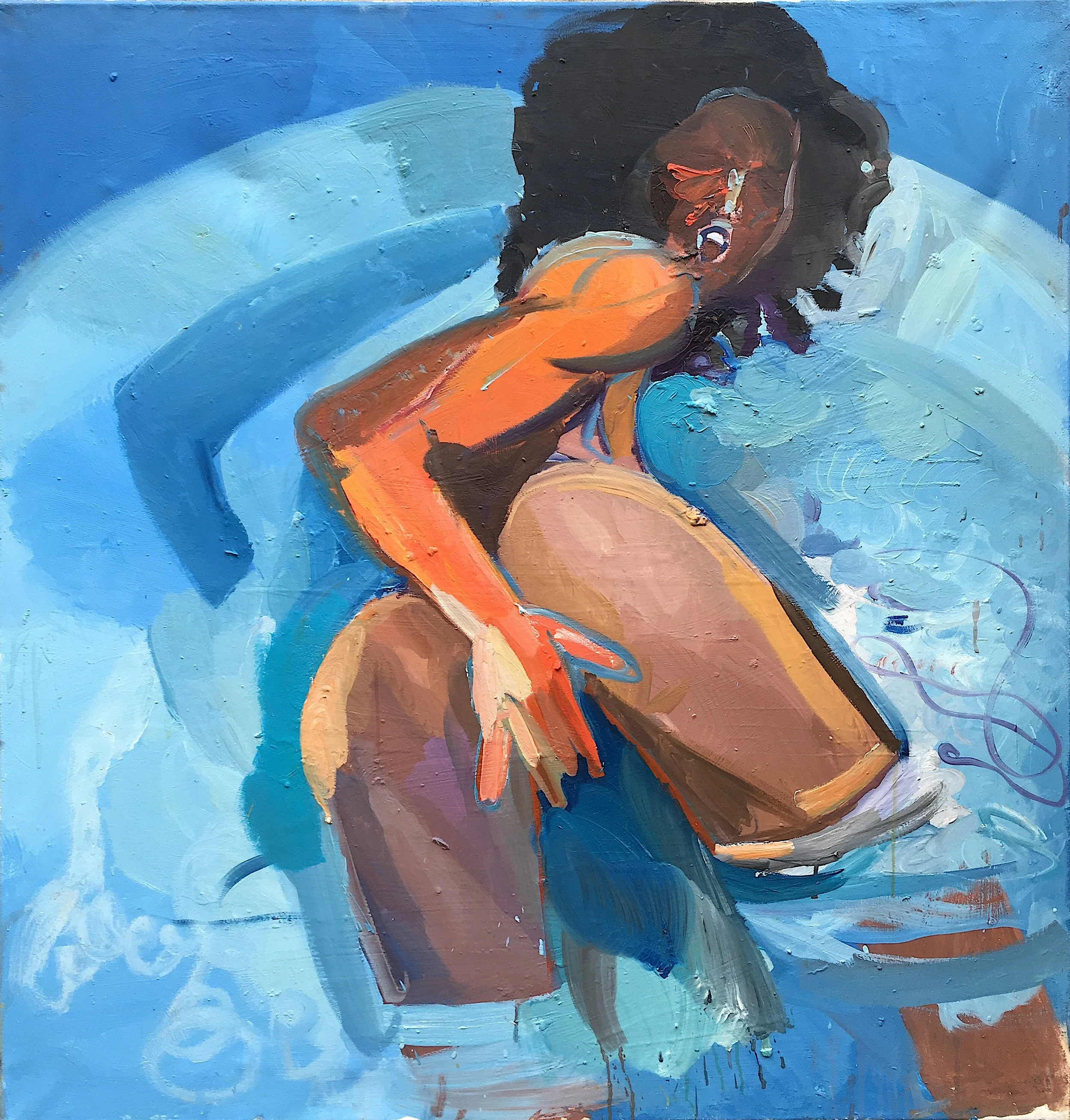 Ona 12 / olej płótno / 120x120cm / 2019r.