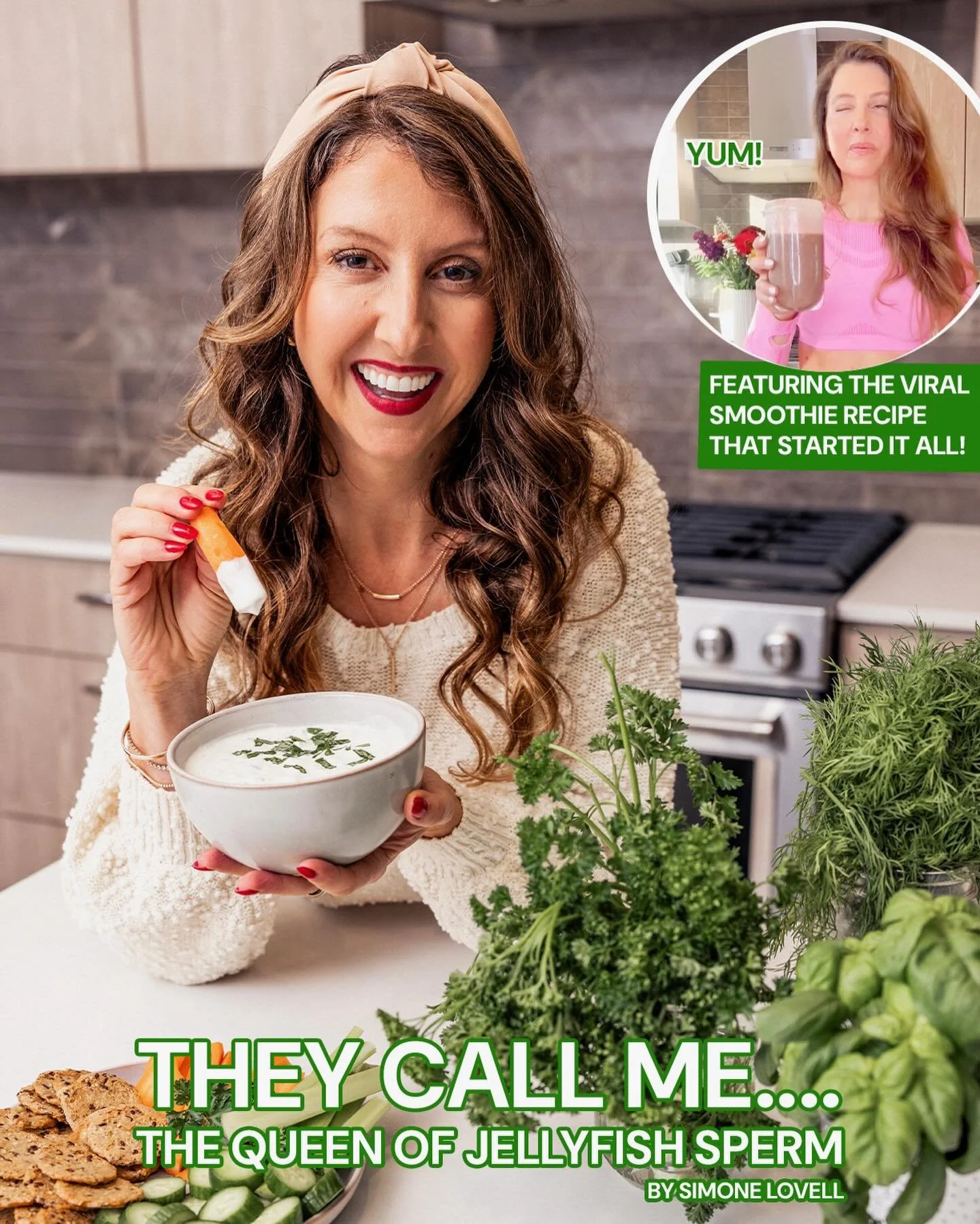 I&rsquo;ve been keeping this one quiet&hellip; but today&rsquo;s the day&hellip;.

New cookbook drops today&hellip; 

They Call Me The Queen Of Jellyfish Sperm 👑🪼

Just kidding.
Happy April Fools 😂

But let&rsquo;s be real&hellip;. some of the thi