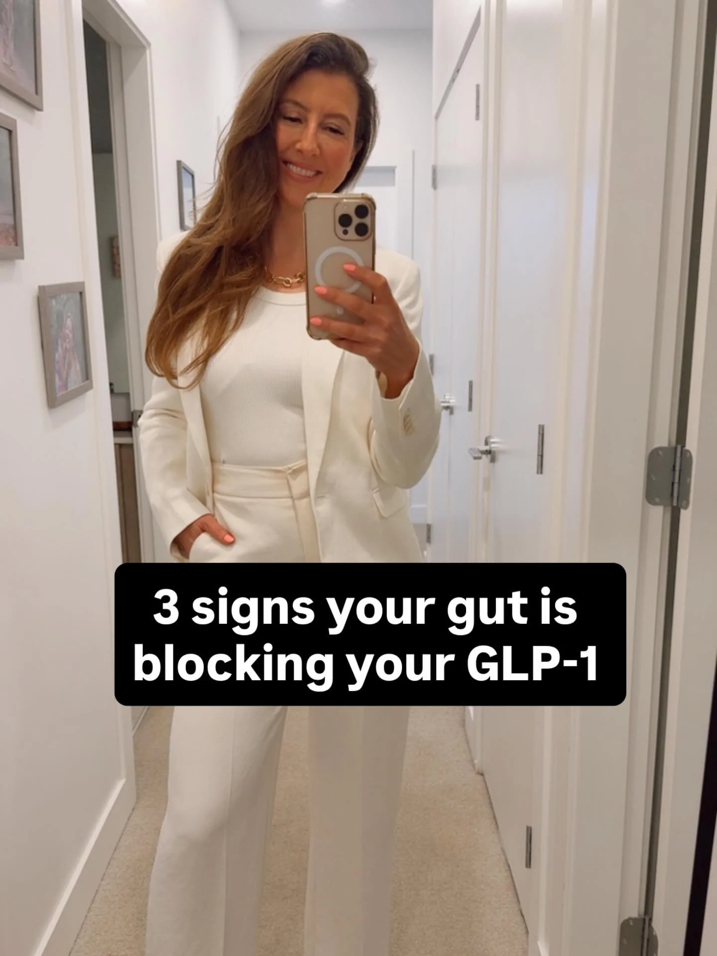 GLP-1 is a hormone your body already makes.

But if your gut is off, inflamed, or imbalanced&hellip;

your body will have a much harder time producing and responding to it well.

And yes&hellip;. that matters.

Because GLP-1 helps regulate:
👉hunger
