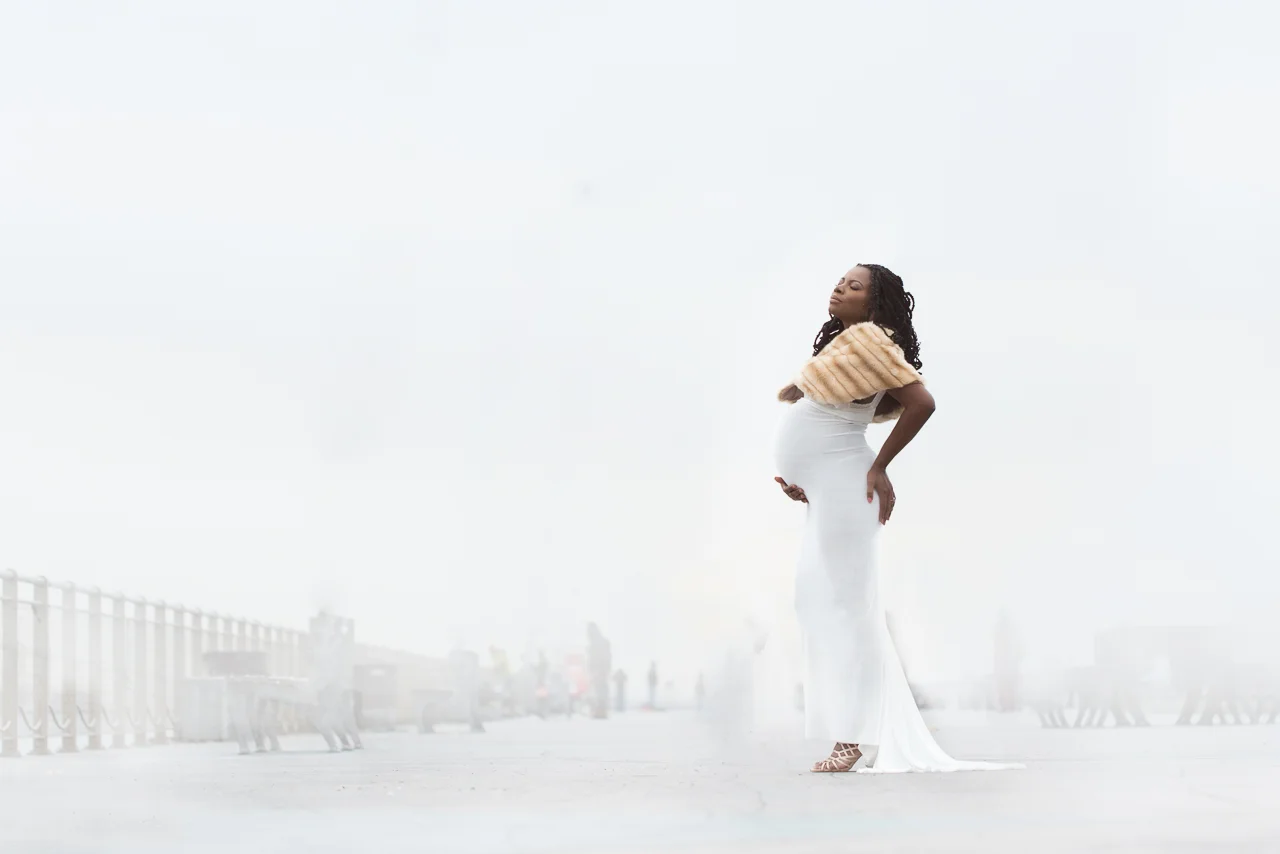 nyc maternity photoshoot white winter pier bay ridge-0715.jpg