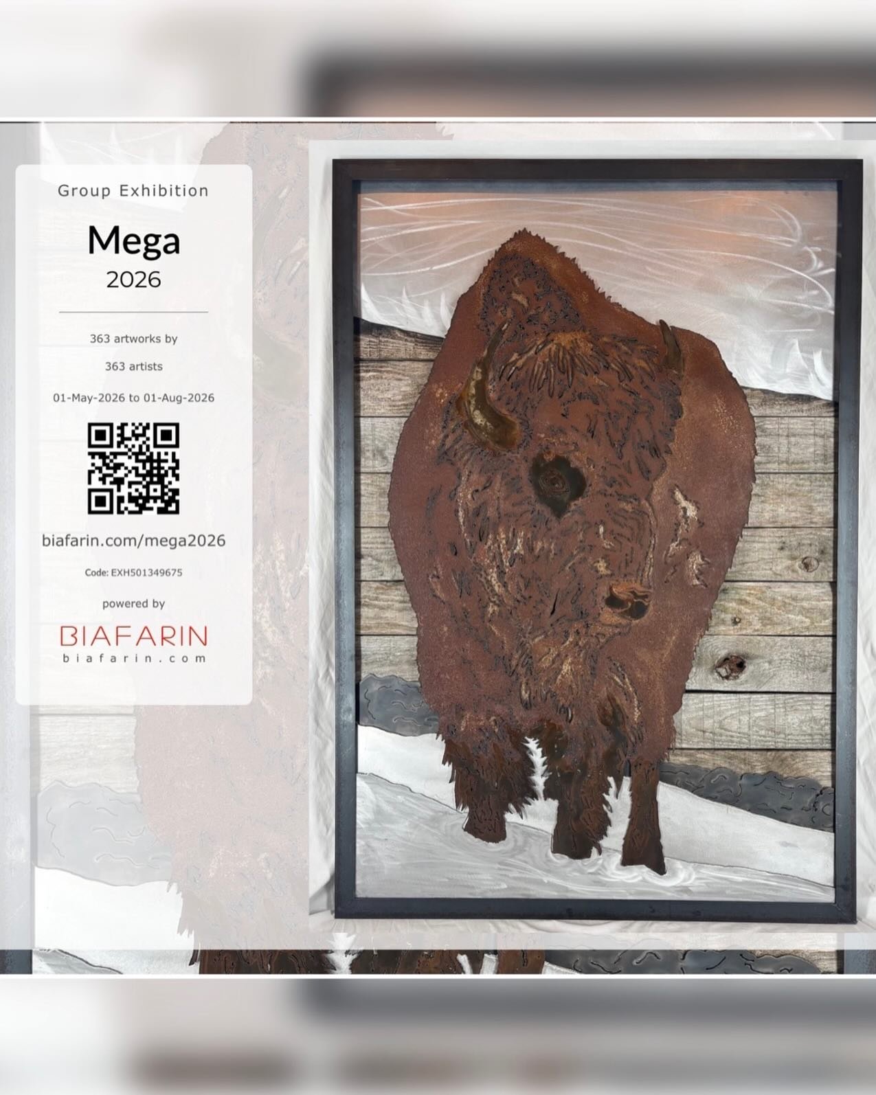 &ldquo;Unphased&rdquo; has been selected to join 362 global artworks for the Mega 2026 International Art Exhibition.
Go check out all of these great artists and their work:  https://www.biafarin.com/p/mega2026.html
Unphased can be found here: https:/