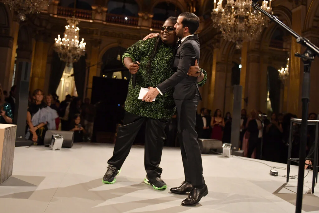 Chika and Iman Amed at the 2019 BOF 500 gala, courtesy of zimbio.com.