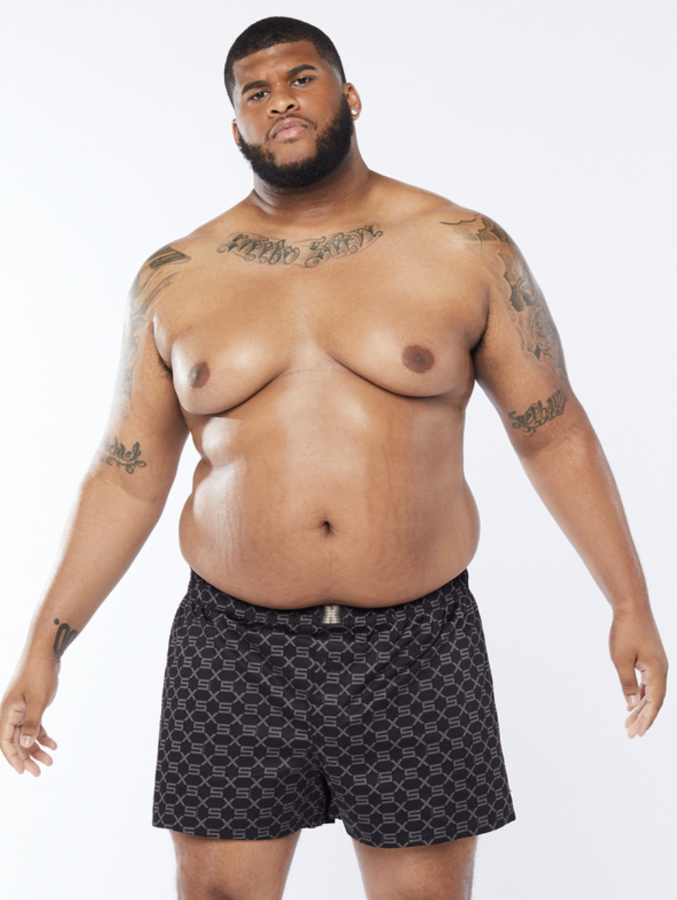 Rihanna Embraces Plus Size Male Model In New Collection Zipped