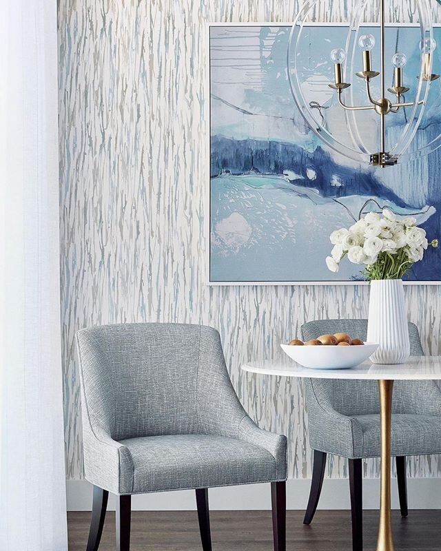 Wow your walls with Thibaut Design Aurora wallpaper 😱