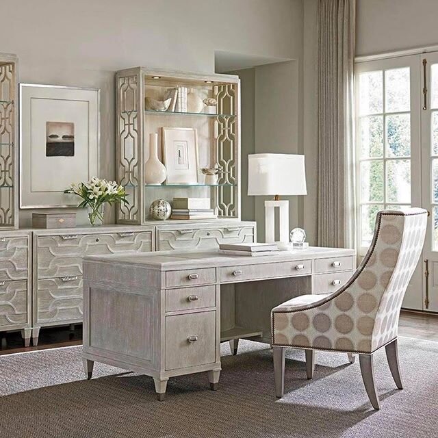 Home office goals ✨

Ft. the Greystone Collection from Lexington Home Brands