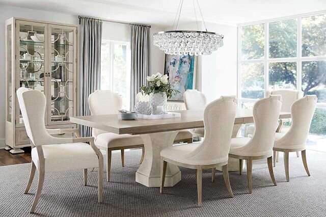 Easy, breezy weeknight dining FT. Bernhardt Furniture Company Santa Barbara Collection