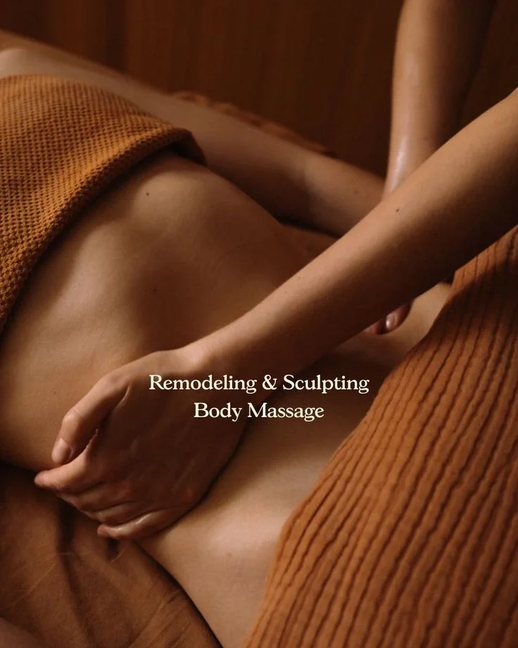 Full body lymphatic drainage massage for women.