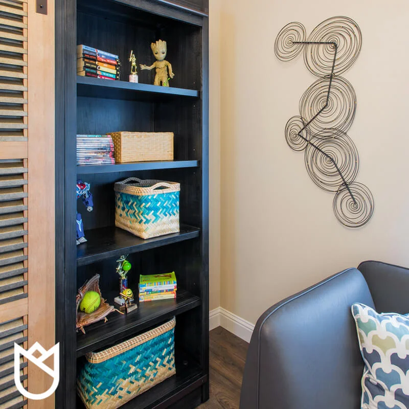 Valley-Springs-Gold-Creek-Contemporary-entertainment-room-bookcase-styling-children.jpg