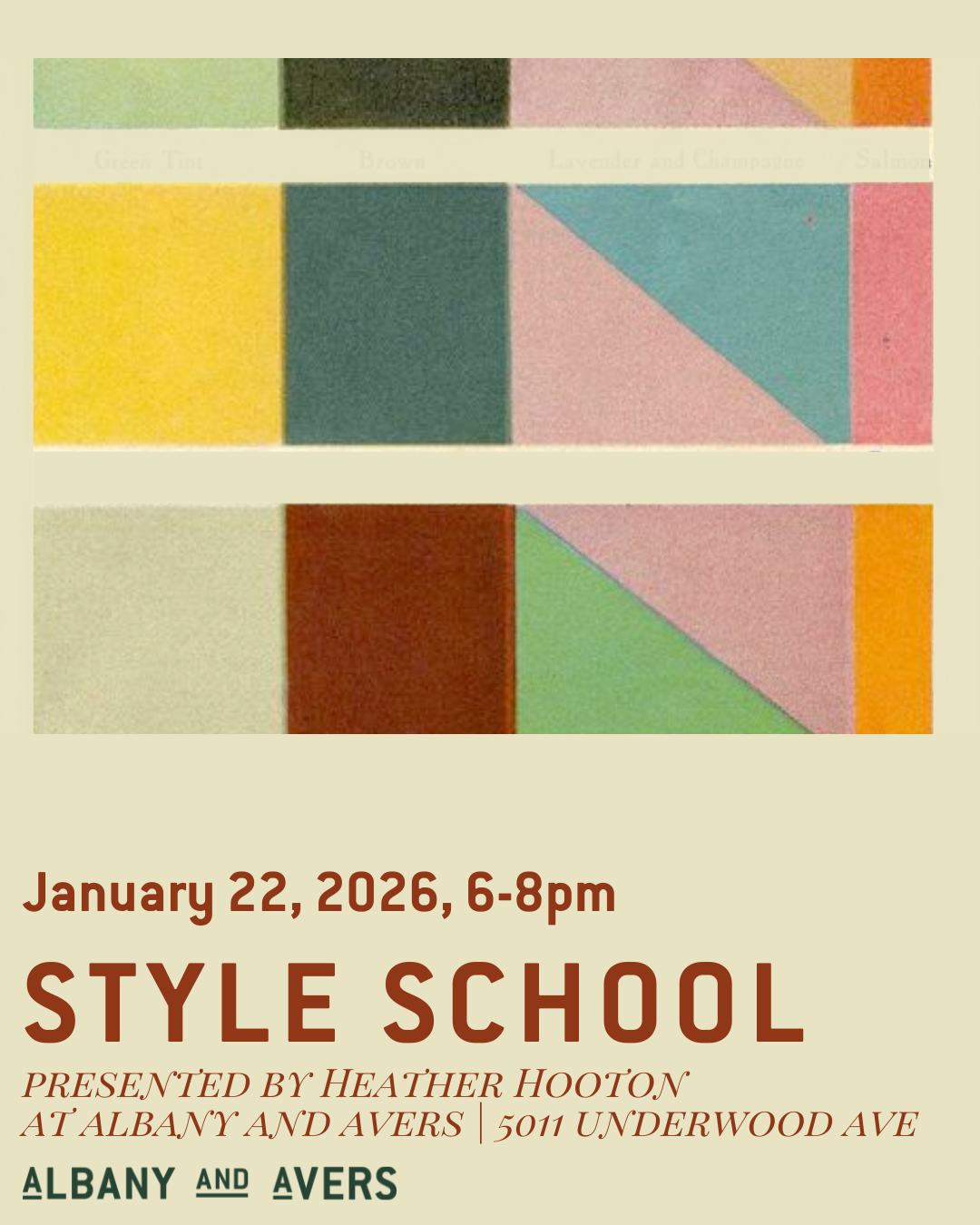Style School @ Albany and Avers