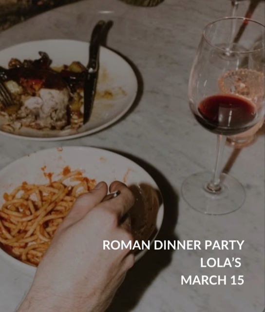 Lola's Ides of March Dinner Party