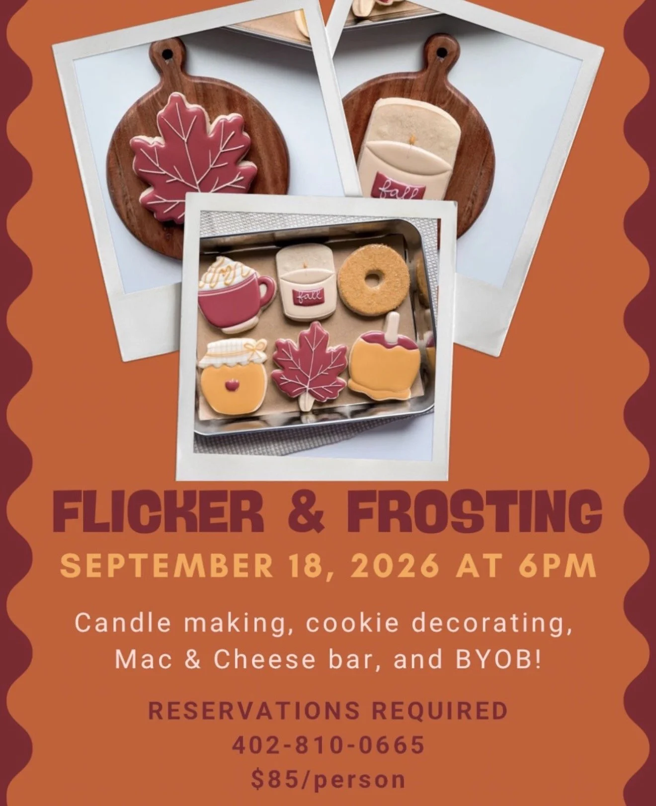 Flicker and Frosting at Dundee Candle Co. 