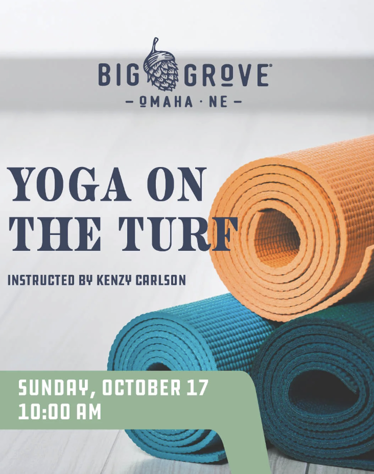 Yoga on the Turf: Big Grove Brewery