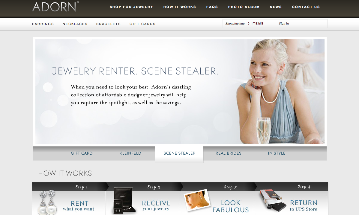 Adorn Brides Homepage Banner #2