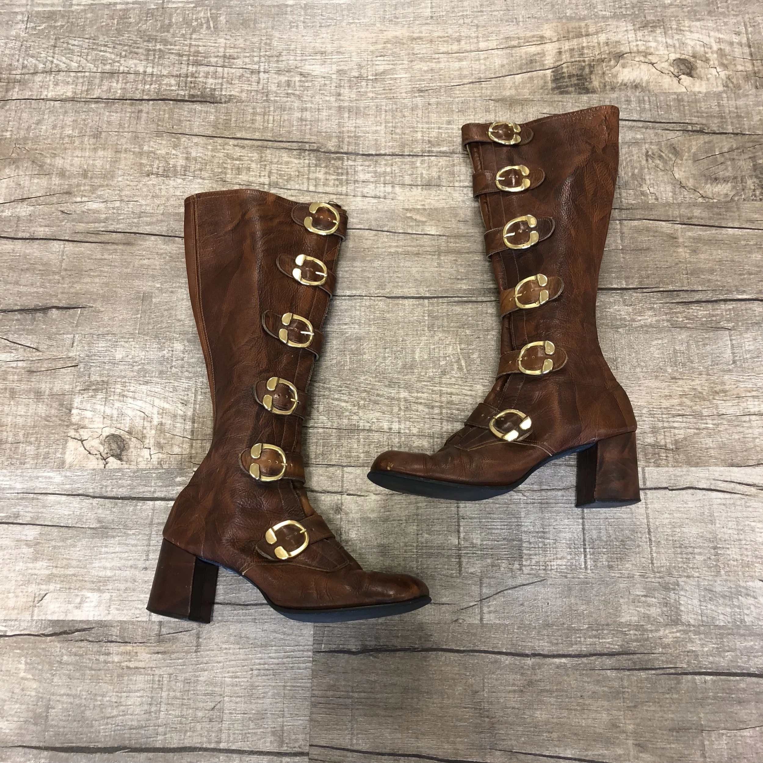 Vintage Leather Boots